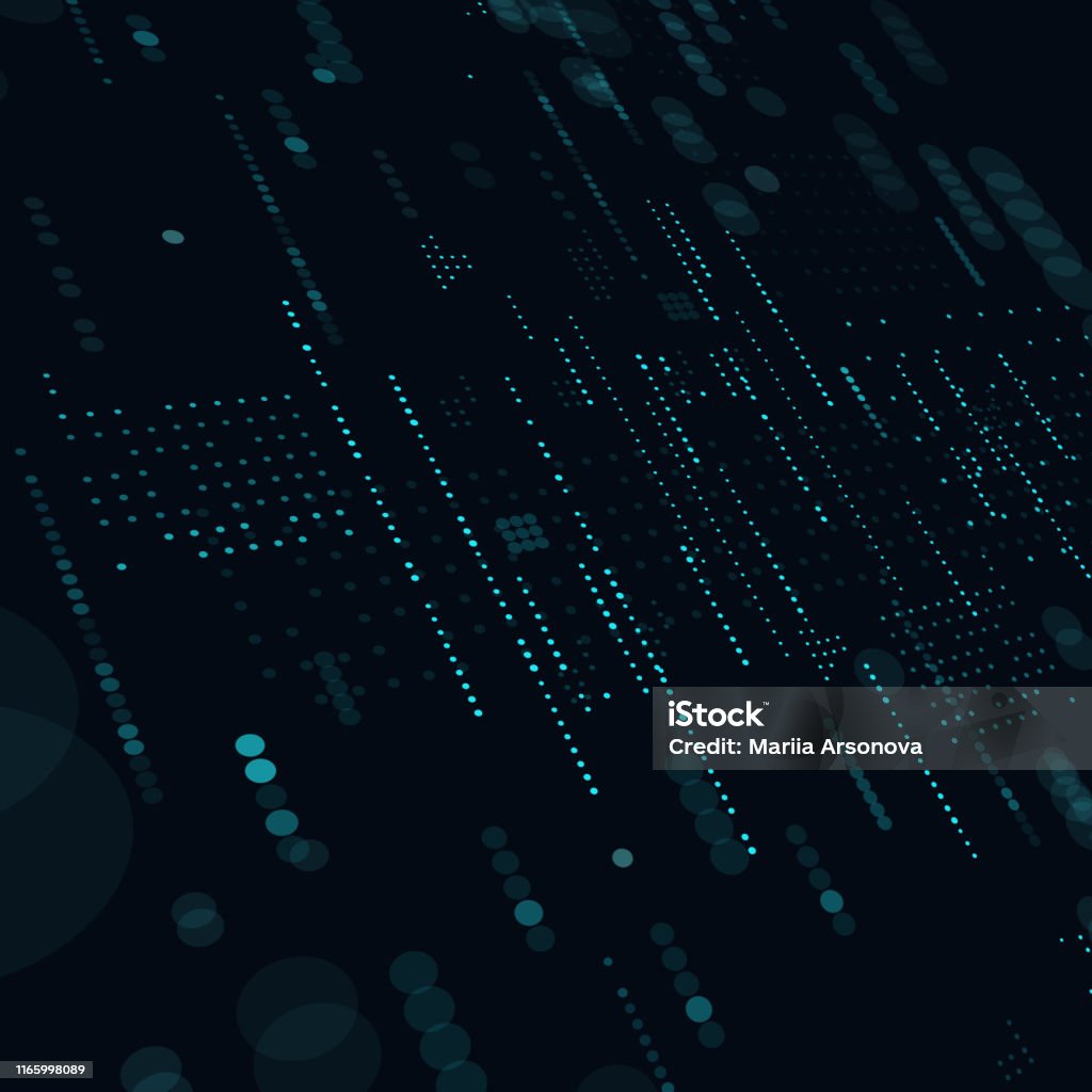 Dark Computer Computer Science Backgrounds Technological Dark Background Vector Illustrationmatrixbinary Computer ...