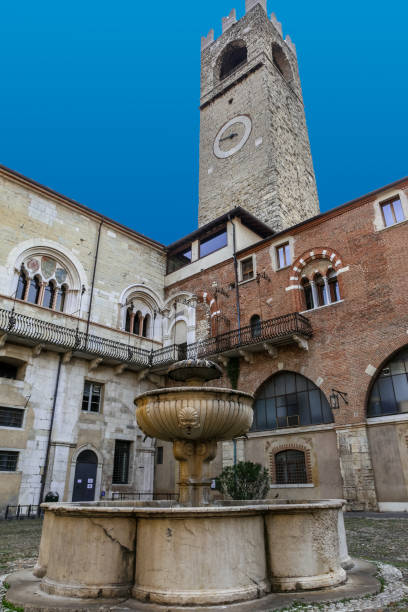 istock Brescia (Italy): interior of the Broletto building 1166001703