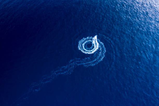 istock Boat drawing in the water 1166003053
