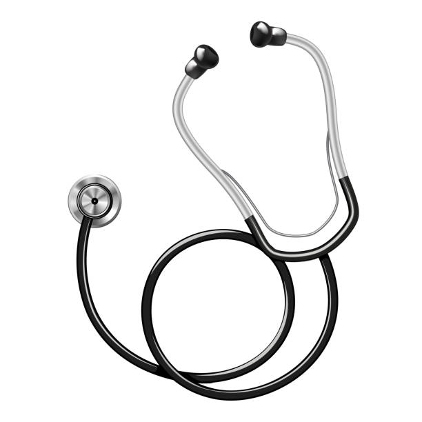 istock Medical background with stethoscope. Health care concept.Vector 1166005574