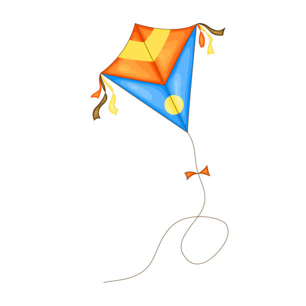 istock kite of different colors in cartoon style isolated on white background 1166023368