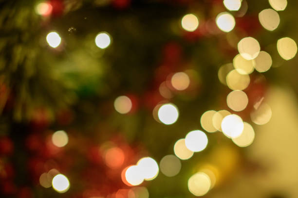 istock Blur Bokeh Light Background with Merry Christmas Decoration 1166038473