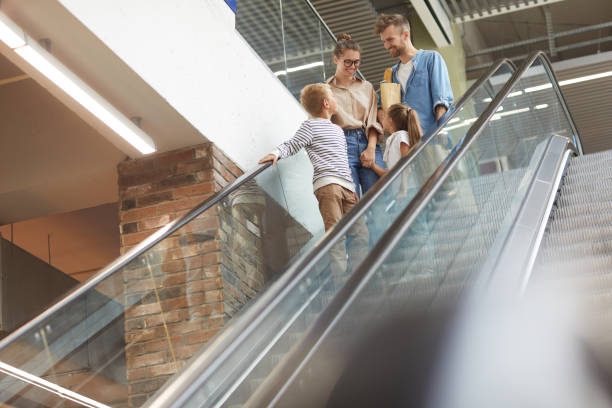 istock Contemporary Family in Mall 1166040786