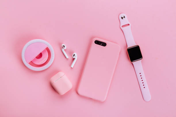 istock Up to date technology.Top view of diverse personal accessory 1166044294