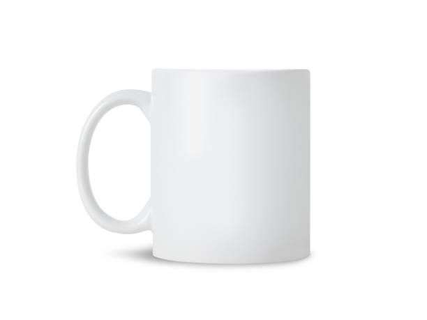 istock White mug cup mockup for your design isolated on white background with clipping path. 1166046162