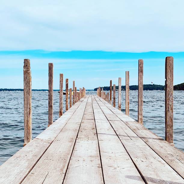 A day at the lake from a dock