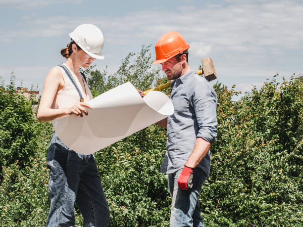 istock Young engineer woman and her subordinate worker 1166051032