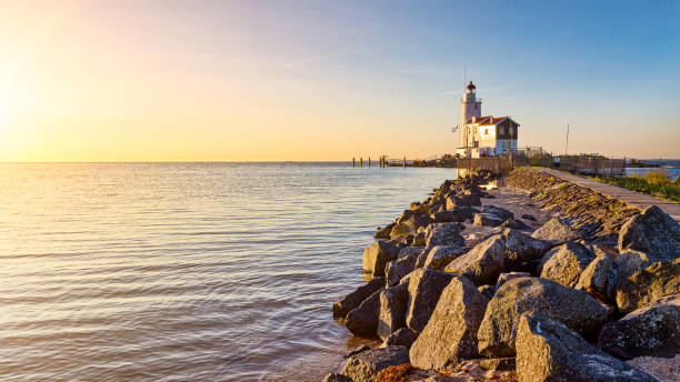 istock Lighthouse Horse of Marken 1166051041
