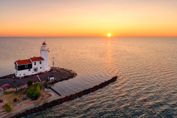 istock Lighthouse Horse of Marken 1166052331
