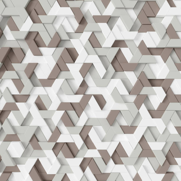 istock Abstract background of modern tile wall. 3D rendering. 1166052554