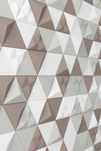 istock Abstract background of modern tile wall. 3D rendering. 1166052615