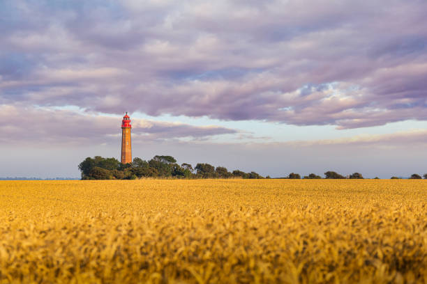 istock Lighthouse Fluegge on a nice summer day 1166054156