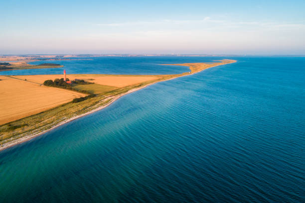 istock Lighthouse Fluegge as seen from above 1166057788
