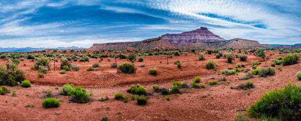 Panoramic Landscape Near Zion National Park, Utah.