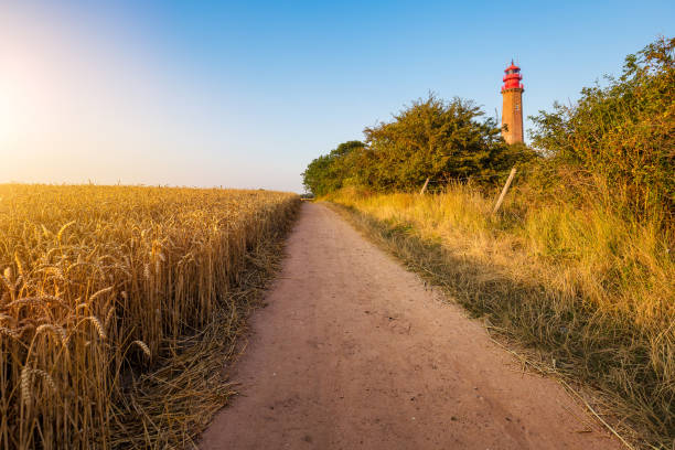 istock Lighthouse Fluegge on a nice summer day 1166057822