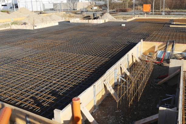 istock Construction site of a residential building 1166062381