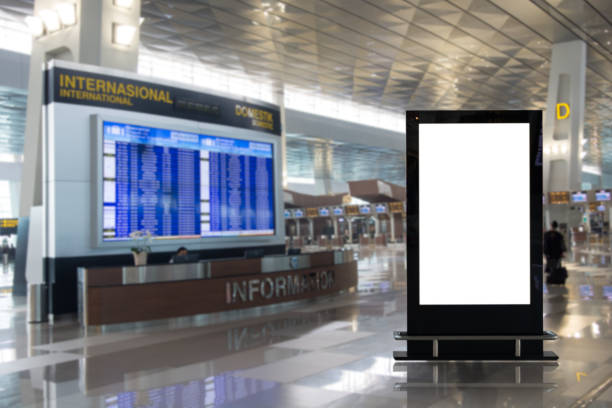 istock blank advertising billboard at airport 1166067787