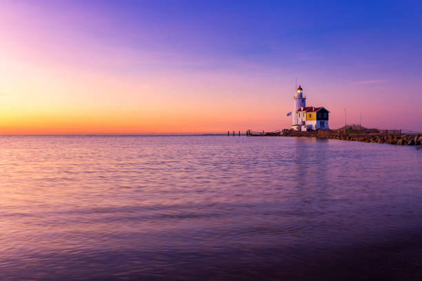 istock Lighthouse Horse of Marken 1166069358