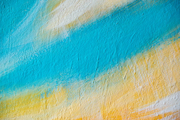 istock Colorful Texture Acrylic Painting on Canvas 1166071203