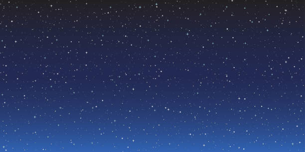 夜の星空の空間の背景 - ストックベクトル - 真夜中点のイラスト素材／クリップアート素材／マンガ素材／アイコン素材