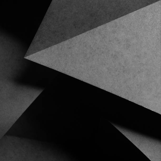 istock Background with geometric shapes of paper, composition abstract 1166073347