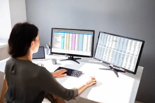 Photo of Businesswoman Working On Computer