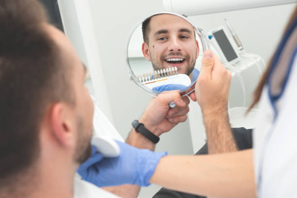 istock Handsome young man in stomatology clinic 1166082484