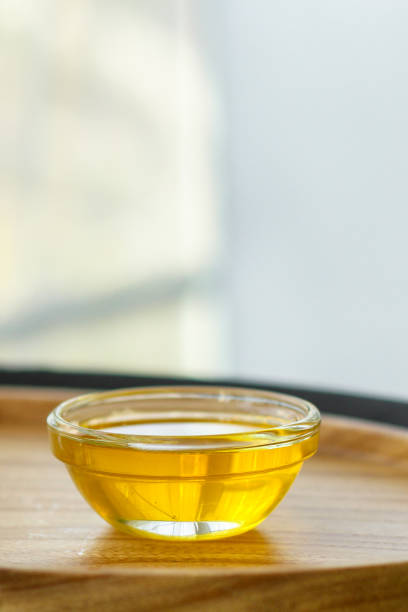 istock honey, a small portion (a sweet treat in a small portion plate). top view. food background 1166083726