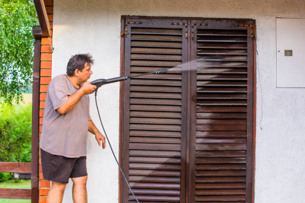 istock Man Cleaning House with Water Spray 1166086641
