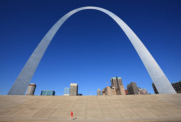 Gateway Arch, St. Louis, Missouri stock photo
