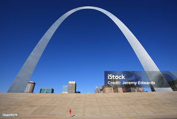 Gateway Arch St Louis Missouri Stock Photo - Download Image Now - Gateway Arch - St. Louis, Arch - Architectural Feature, National Park