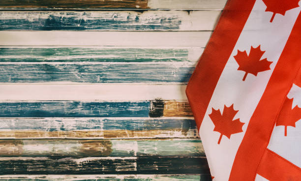 Happy Victoria Day Canadian flags rustic background Holiday Happy Victoria Day Canadian flags of Canada independence day rustic background victoria day canada photos stock pictures, royalty-free photos & images