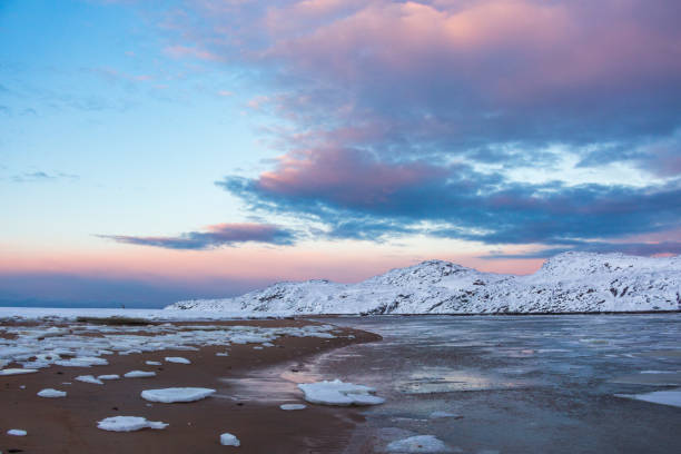 istock Arctic Ocean Shore. Kola Peninsula landscape 1166097787