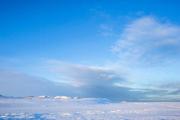 istock Snow desert. Kola Peninsula winter landscape 1166098345