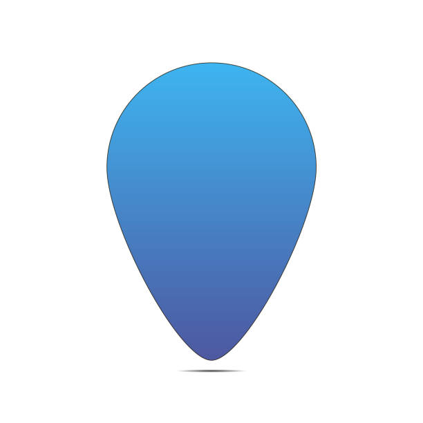 istock Simply but amazing vector geolocation map pin. good for show your place, destination or for brand logo. Flat design. From geotag set 1166107343