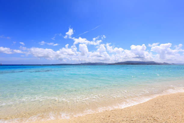 istock Beautiful tropical beach at Okinawa. 1166110730