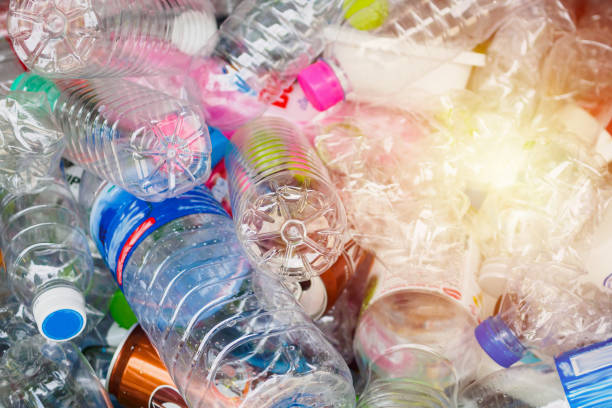 istock plastic bottles in recycle trash station 1166110767