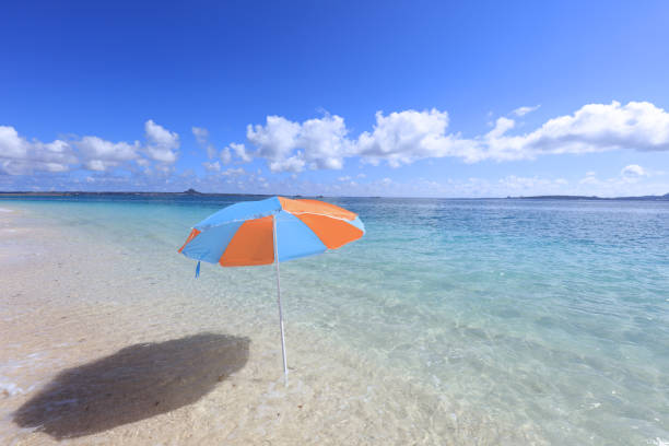 istock Beautiful tropical beach at Okinawa. 1166110784