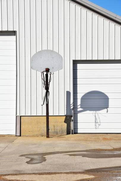 istock Basketball Goal and Shadow 1166110951