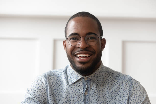 istock Portrait of smiling black man looking at camera 1166111055