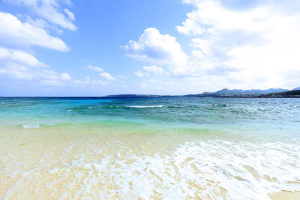 istock Beautiful tropical beach at Okinawa. 1166111134