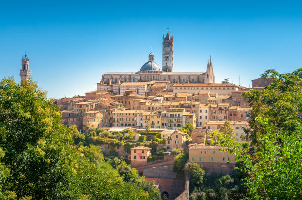 istock Siena typical Italian Medieval town on a hill 1166112221