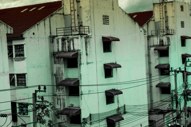 Old building abandoned building style vintage