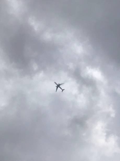 istock Aircraft is flying in clouds 1166136114