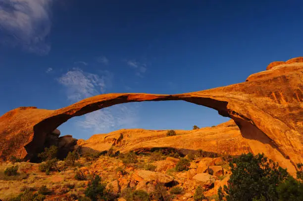 Photography of Landscape Arch at Arches National Park USA