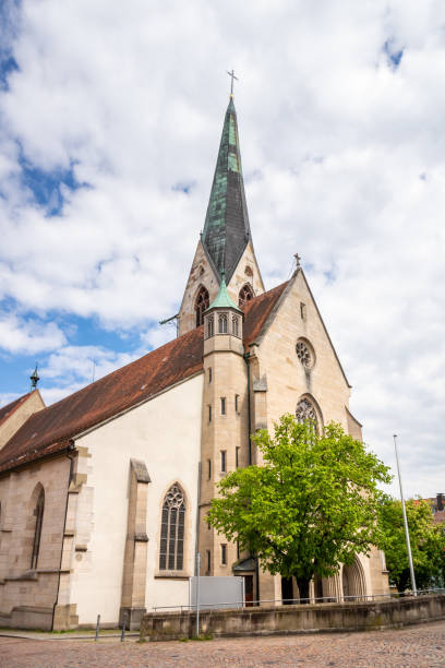 istock chuch holy cross at Rottweil Germany 1166144347
