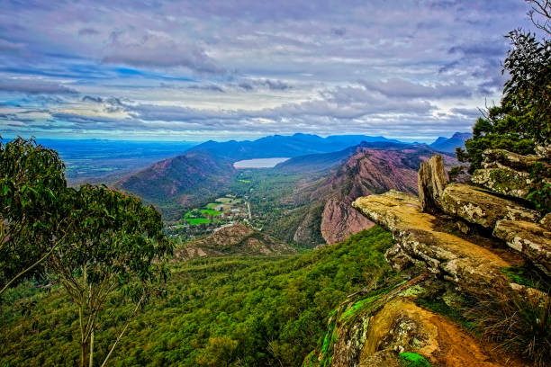 Baroka Lookout in the Grampians stock photo