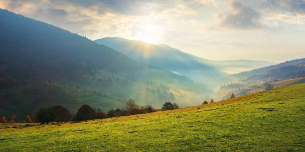 istock amazing beautiful rural area at sunrise 1166144652