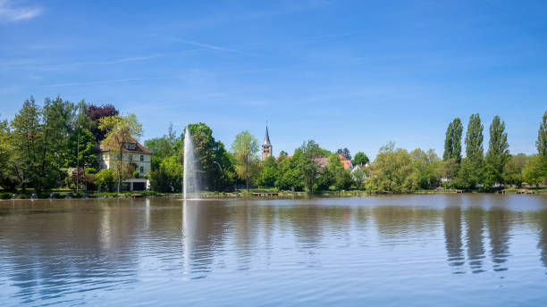An image of the cloister lake in Sindelfingen Germany
