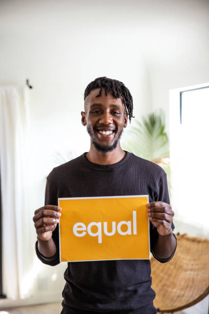 istock Standing for equity rights in the world 1166147788